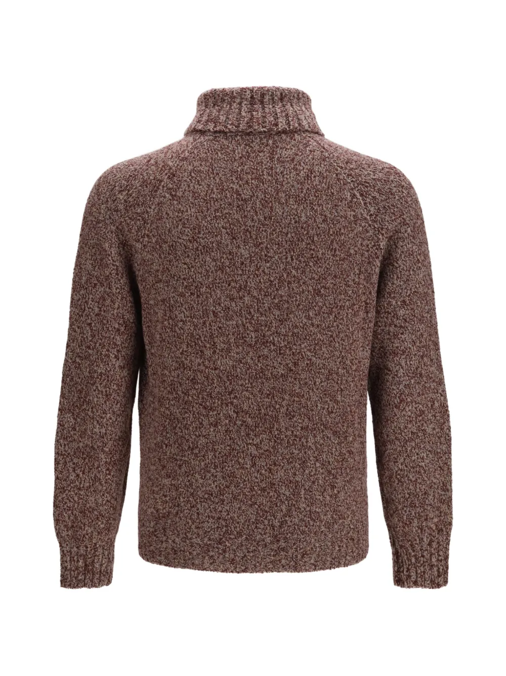 Brunello Cucinelli Ribgebreide wollen coltrui Rood