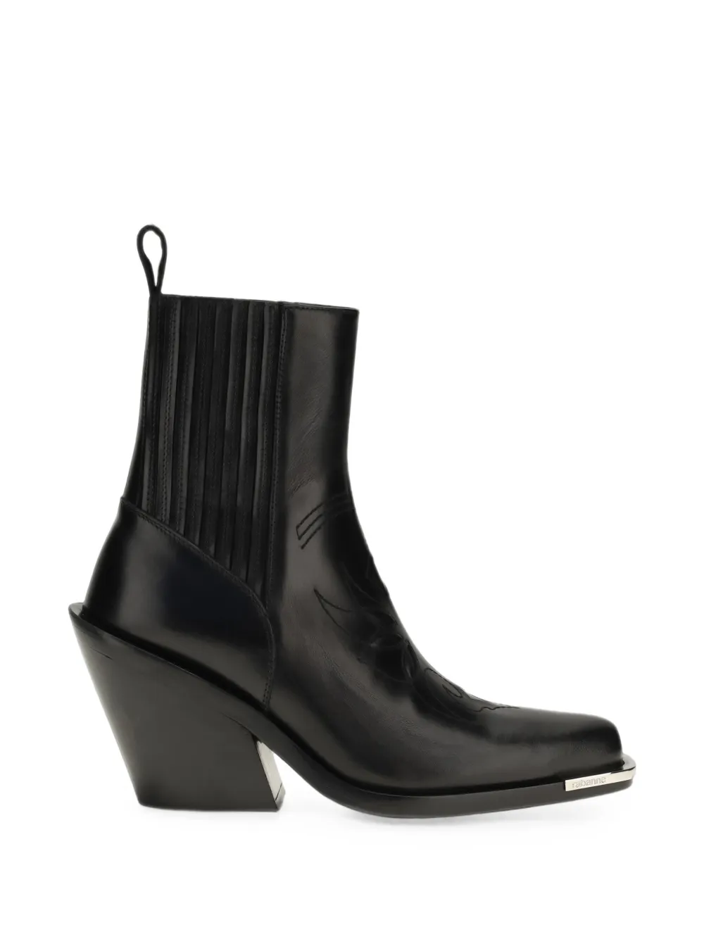 Rabanne Western ankle boots Zwart