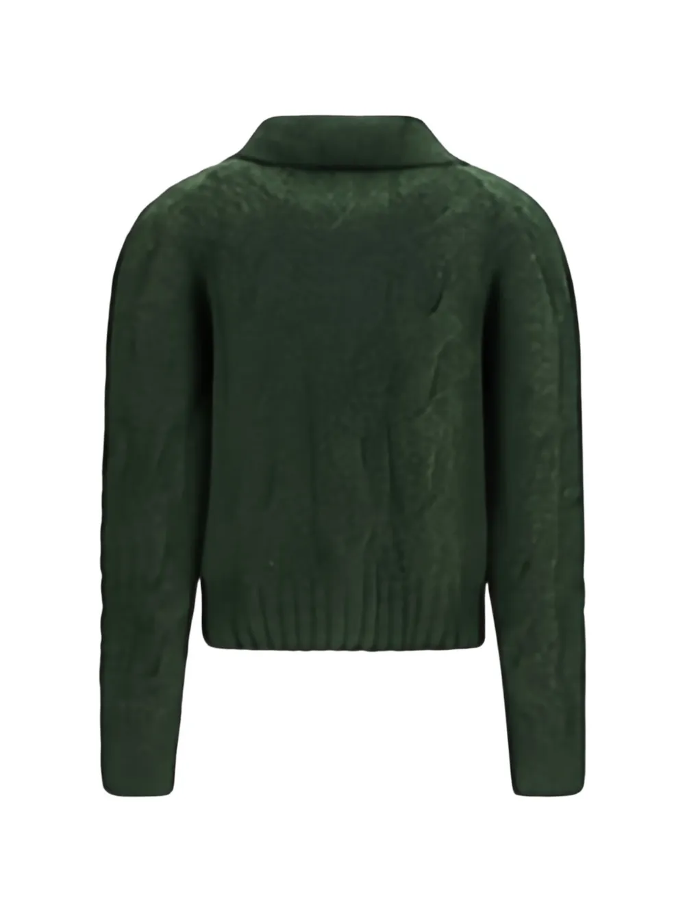Allude Button-up vest Groen