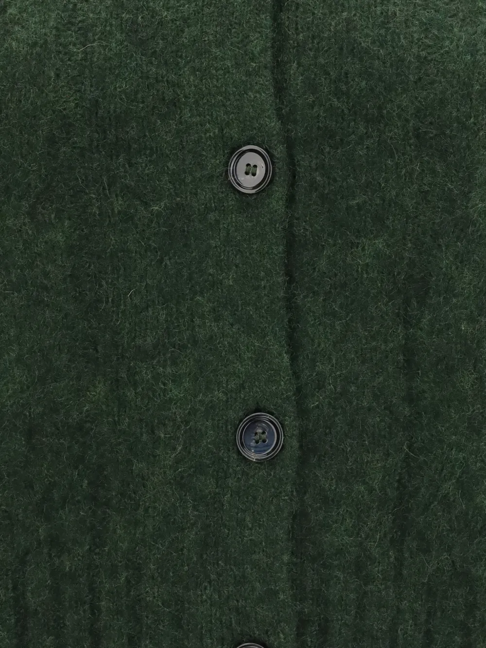 Allude Button-up vest Groen