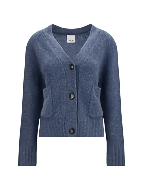 Allude V-neck cashmere cardigan