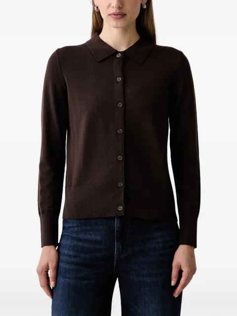 Gant polo-collar cardigan