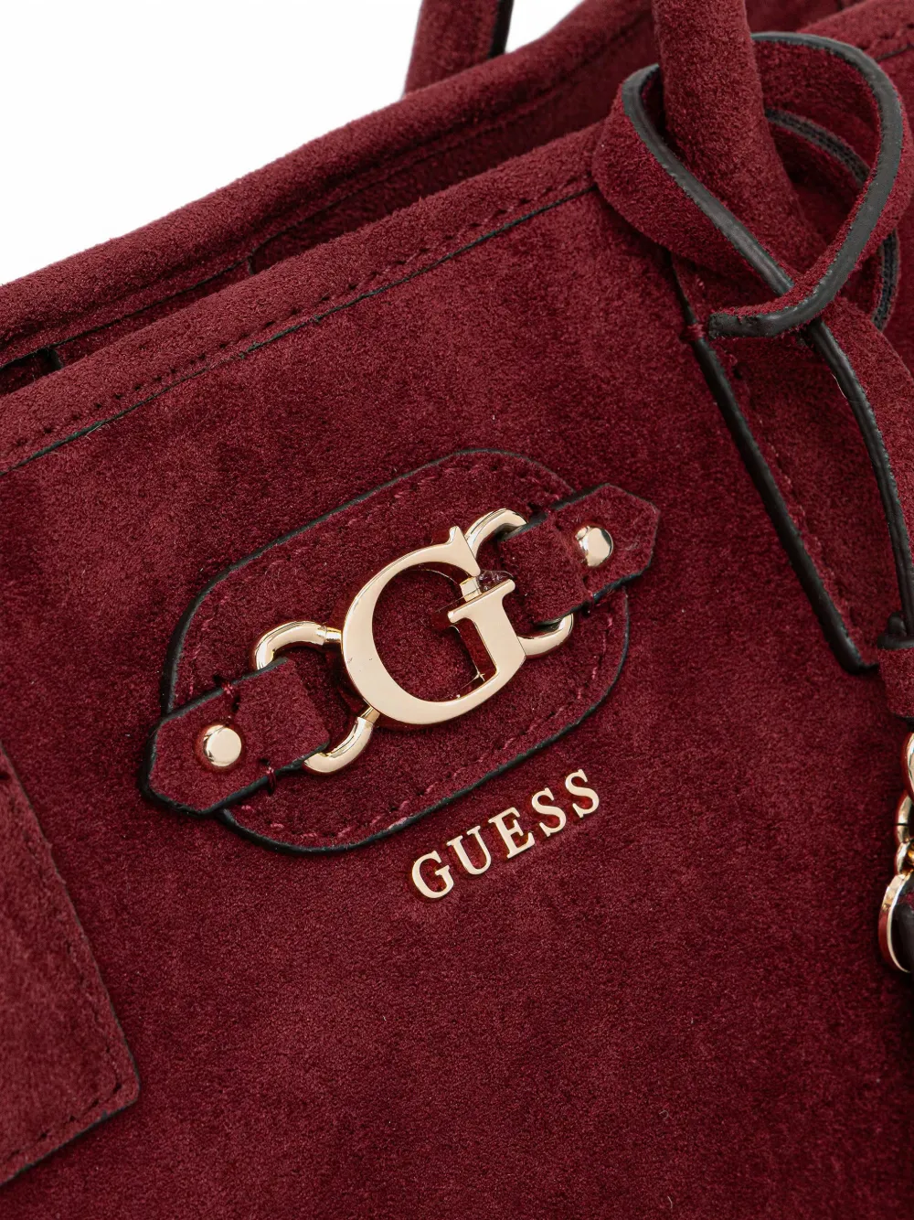 GUESS USA Samantha shopper met logoplakkaat Rood