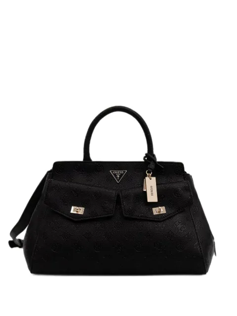 GUESS USA Blake logo-embossed front-pocket tote bag