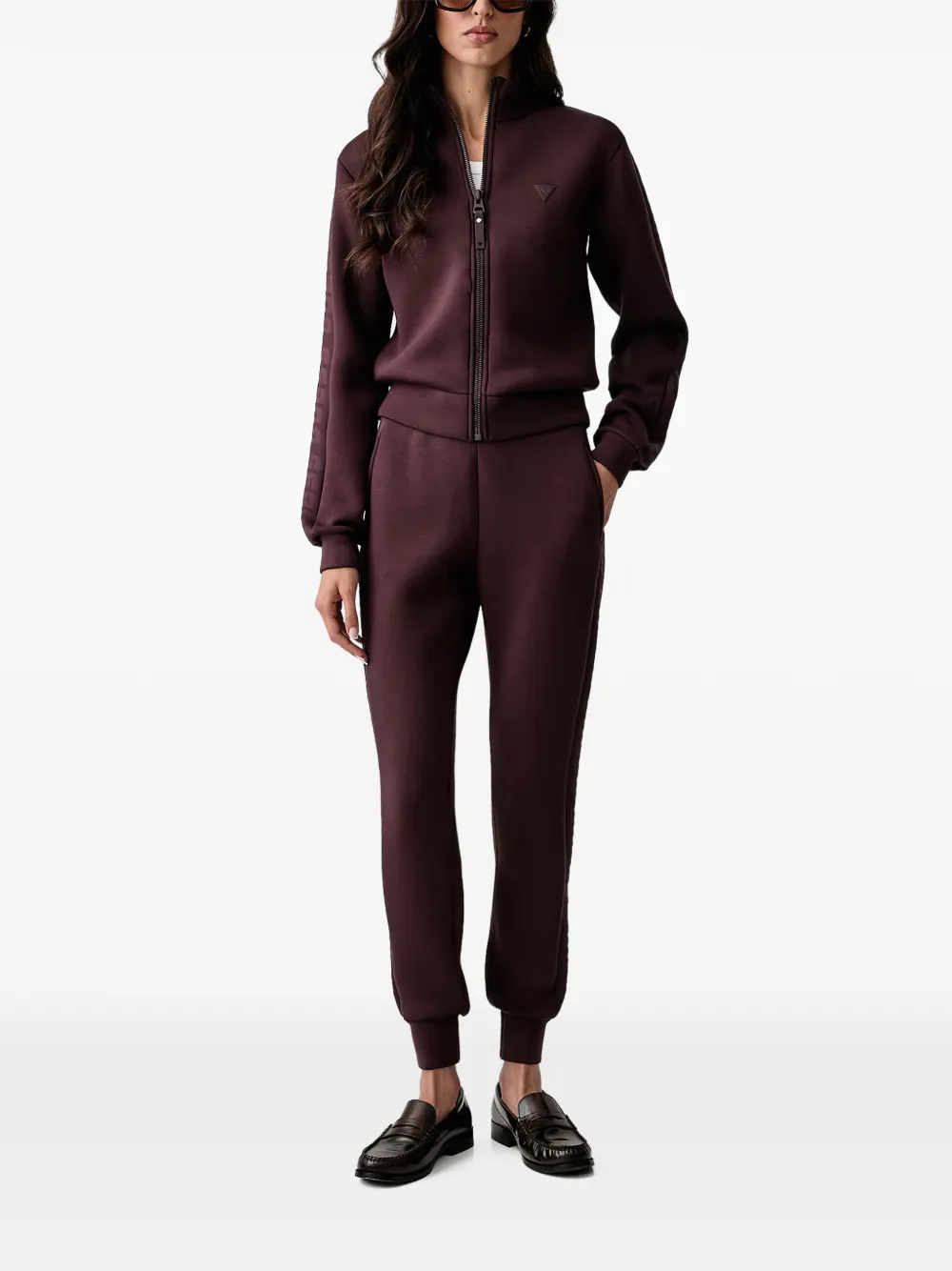GUESS USA Trainingsbroek met logopatch Rood