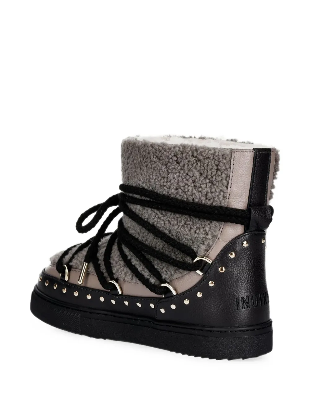 Inuikii Curly Rock studded ankle boots Grijs