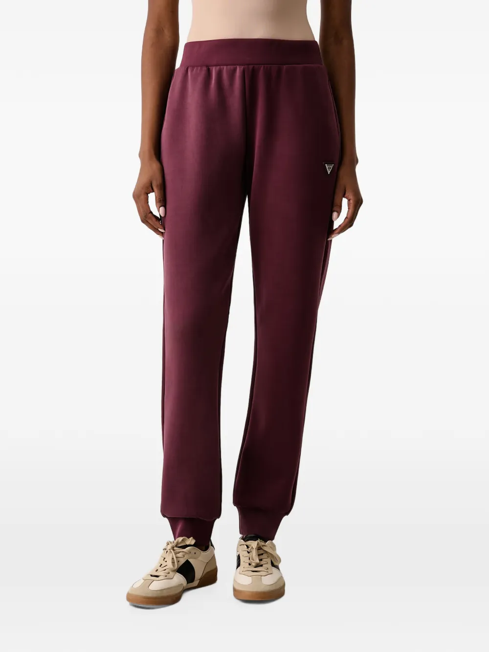 GUESS USA logo-plaque track pants - Rot