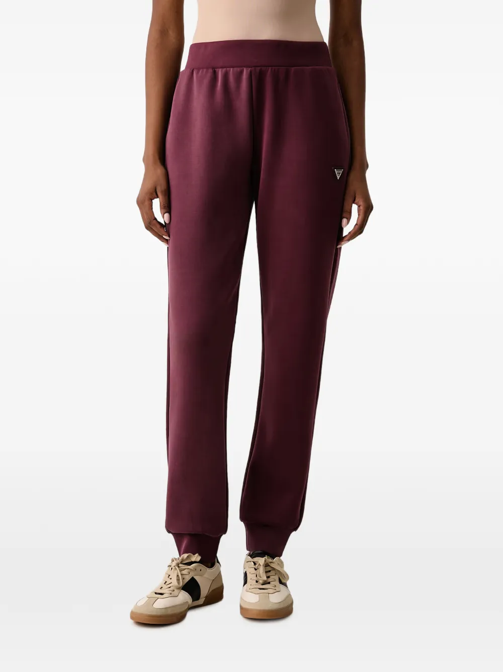 GUESS USA Trainingsbroek met logoplakkaat Rood