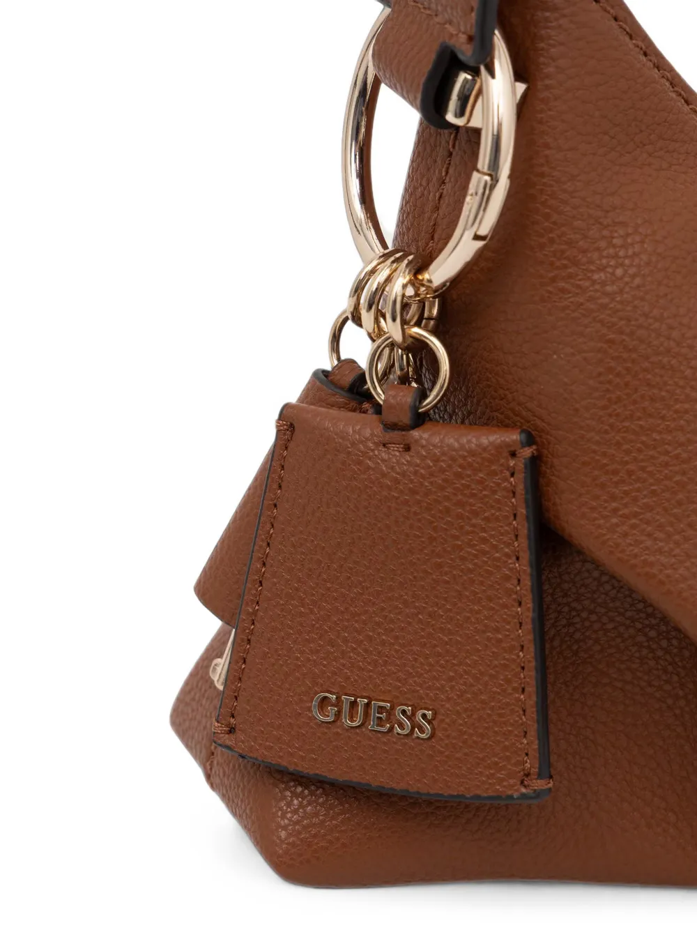 GUESS USA Suzy schoudertas met logoplakkaat Bruin