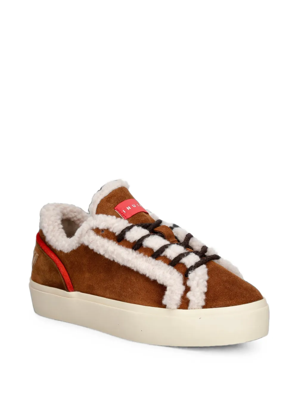 Inuikii Lila suede sneakers Bruin