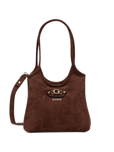 GUESS USA mini Samantha logo-plaque tote bag