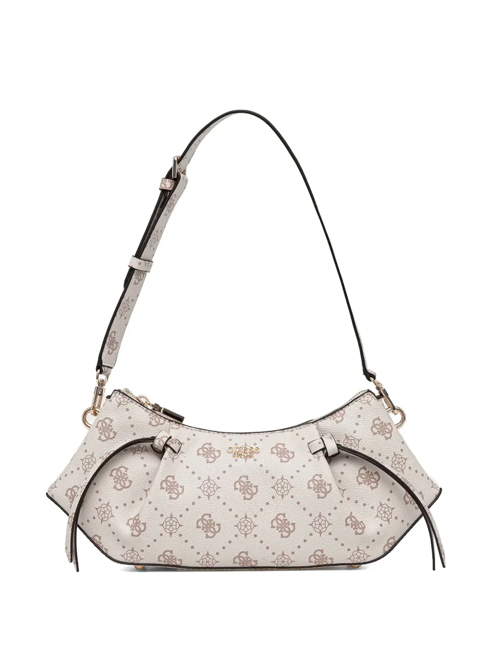 GUESS USA Allegra monogram-print logo-plaque shoulder bag · OS
