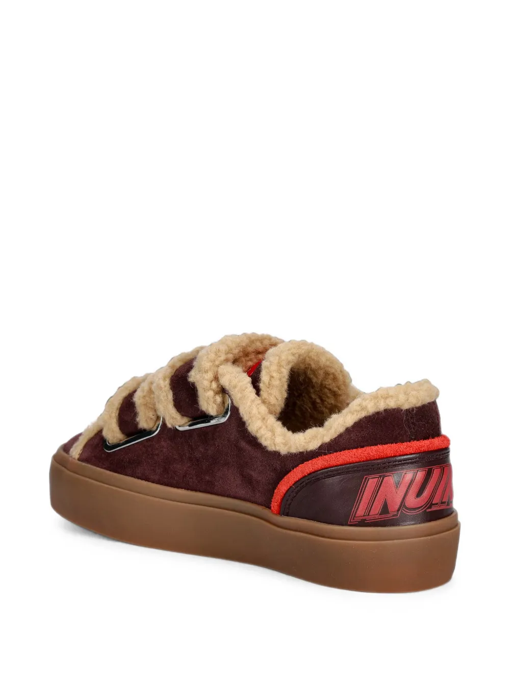 Inuikii Lila touch-strap sneakers Bruin