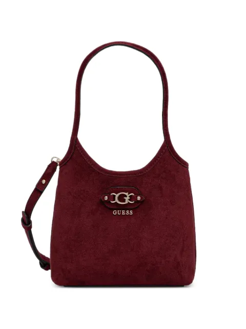 GUESS USA mini Samantha logo-plaque shoulder bag
