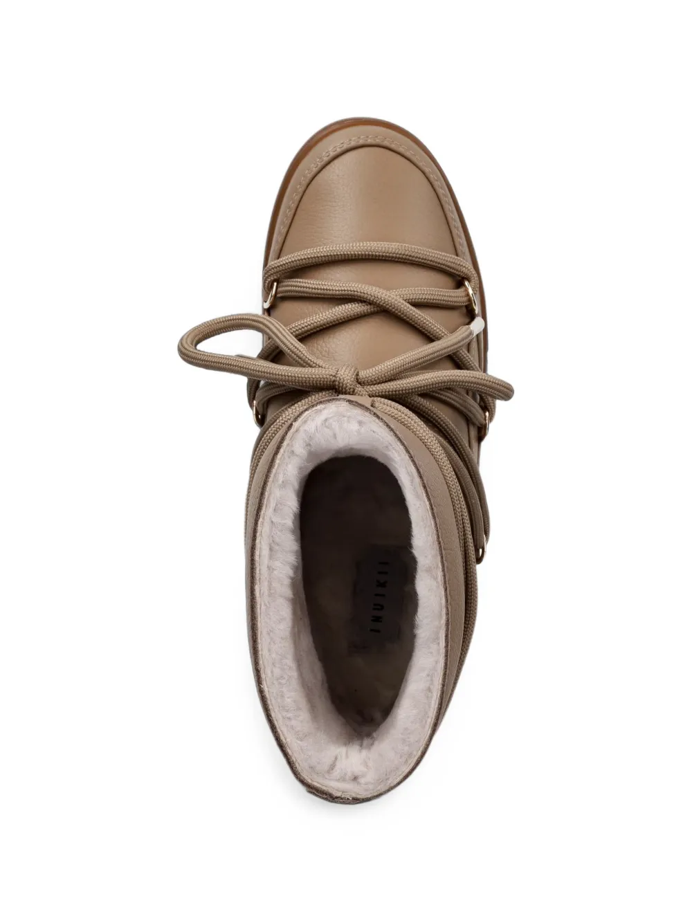 Inuikii lace-up ankle boots Beige