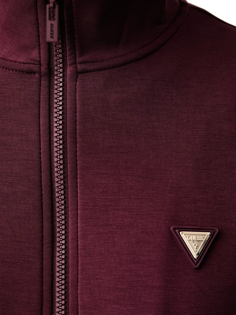 GUESS USA Hoodie met logoplakkaat Rood