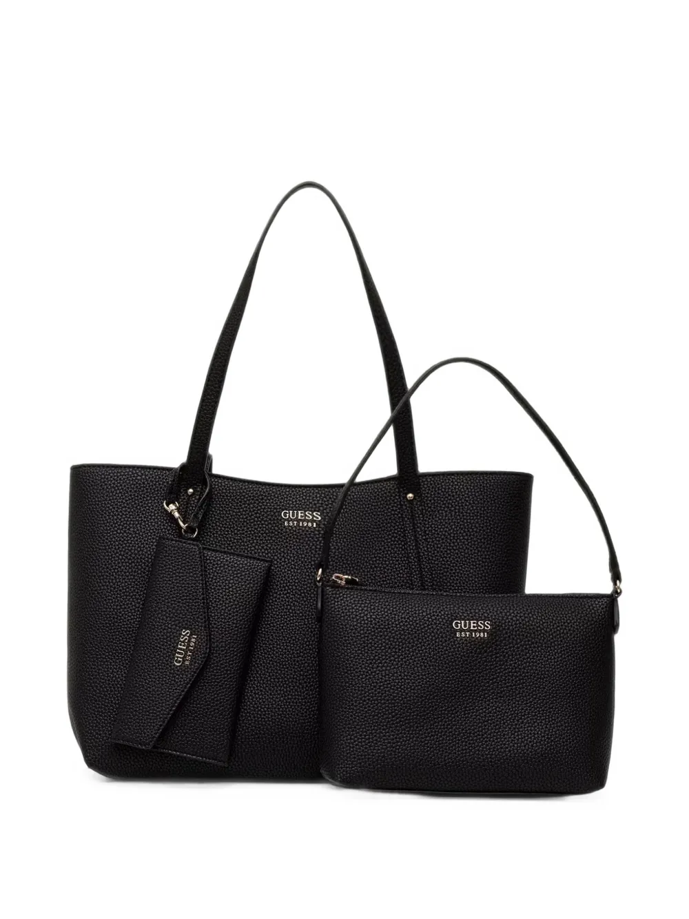 GUESS USA Brenton shopper met textuur Zwart