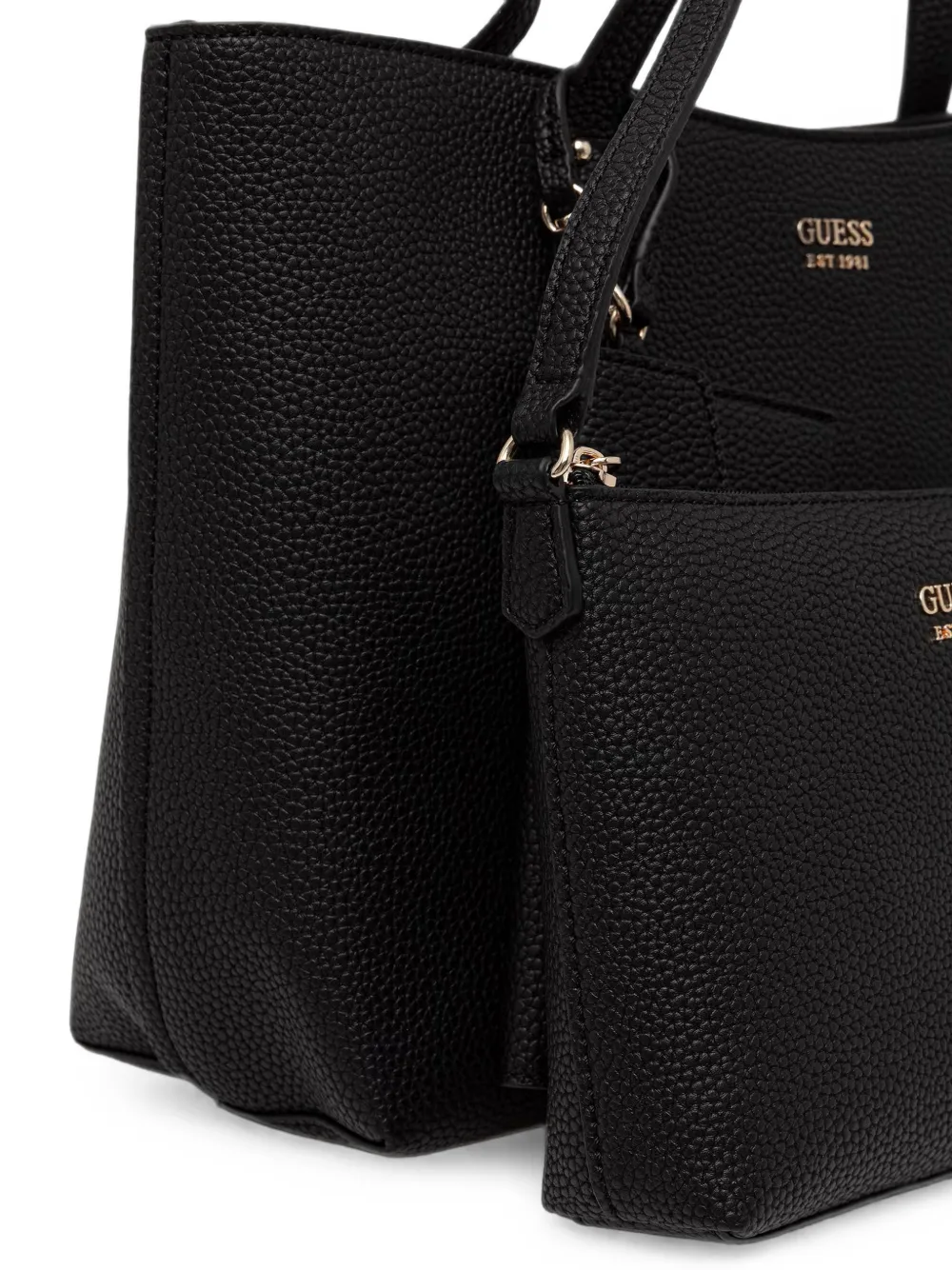 GUESS USA Brenton shopper met textuur Zwart
