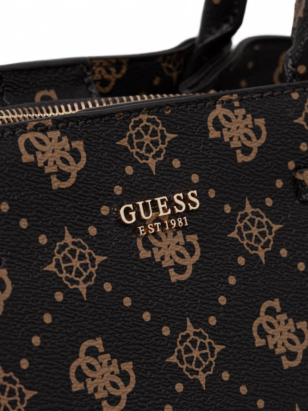 GUESS USA Allegra shopper met monogramprint Zwart