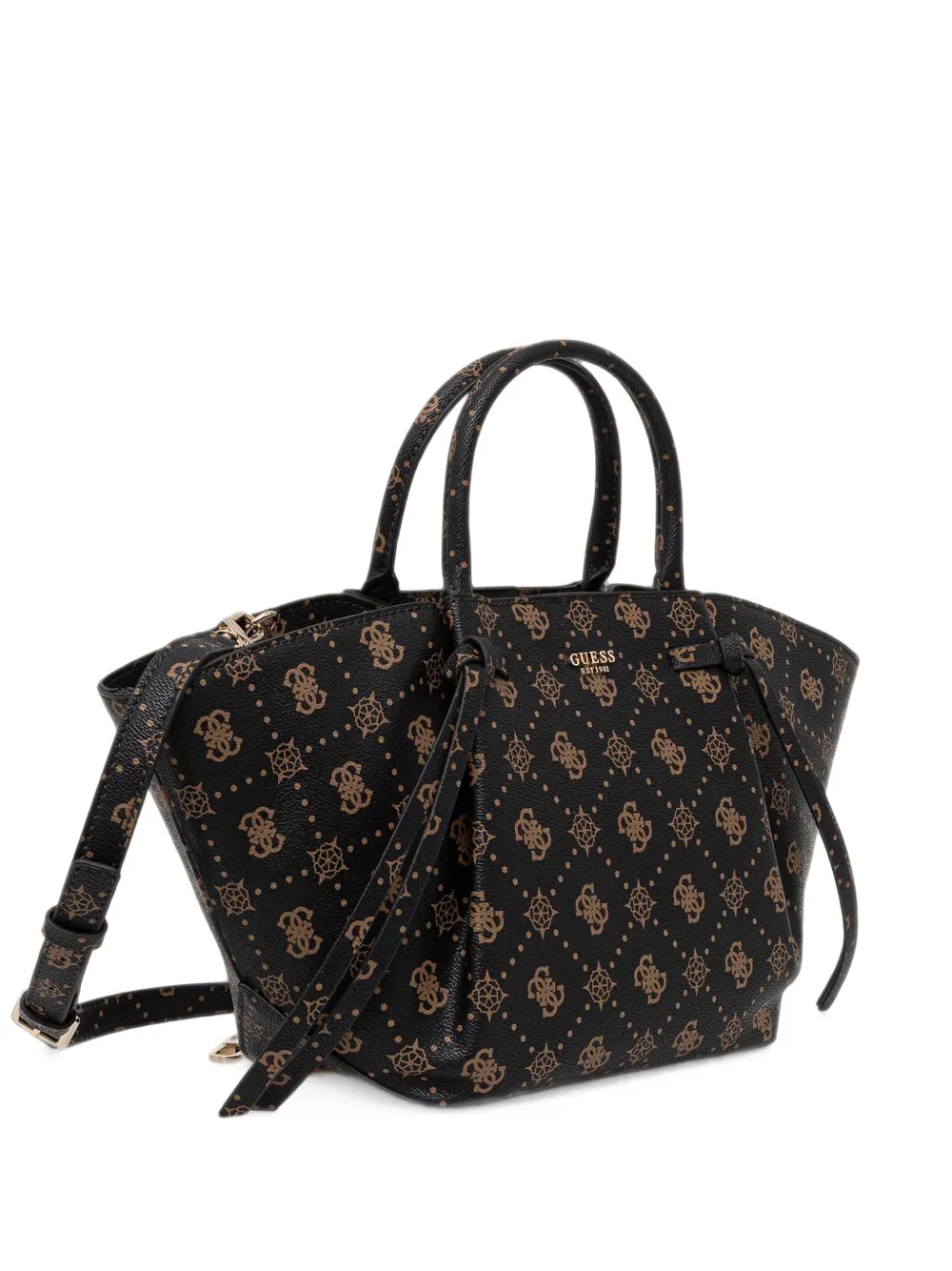 GUESS USA Allegra monogram-print tote bag - Nero