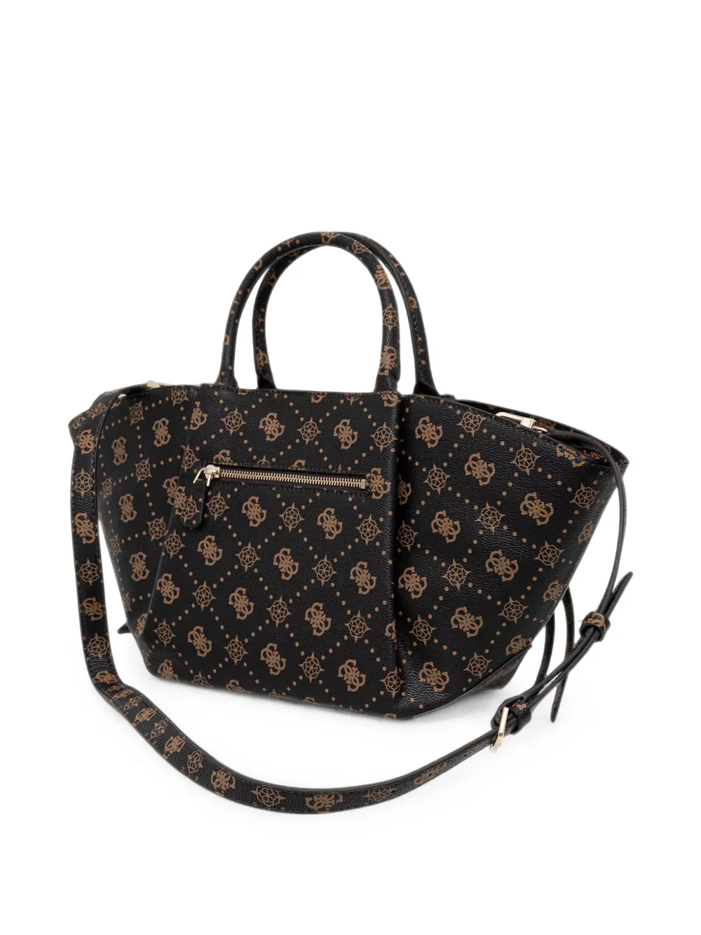 GUESS USA Allegra shopper met monogramprint Zwart