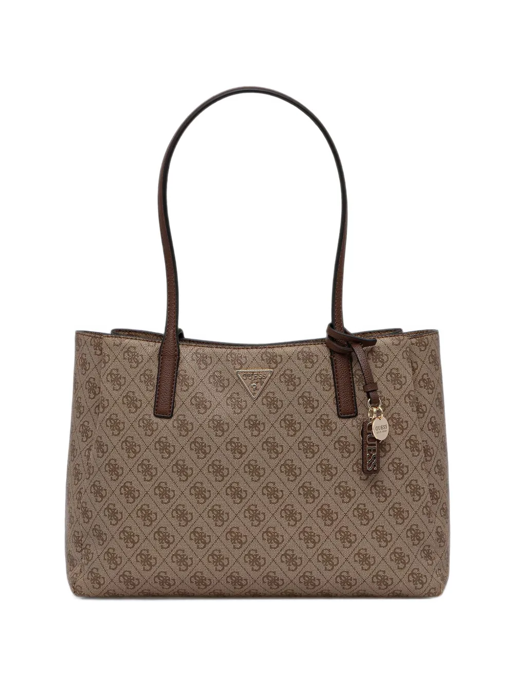 GUESS USA Noelle II logo-print bag-charm tote bag - Toni neutri