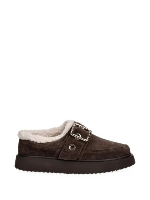 Inuikii buckle-fastening shearling-lined slippers