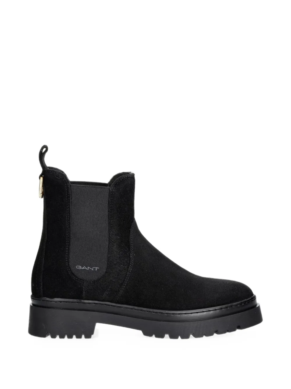 Gant Suede Chelsea Boots In Black