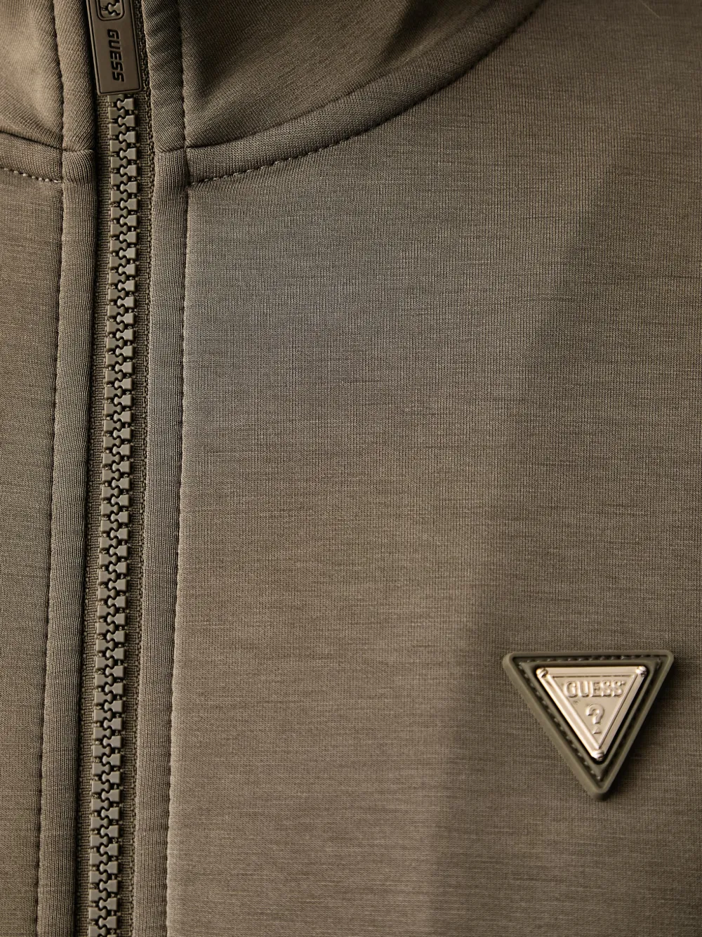 GUESS USA Hoodie met logoplakkaat Groen