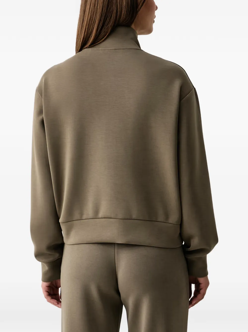 GUESS USA Hoodie met logoplakkaat Groen