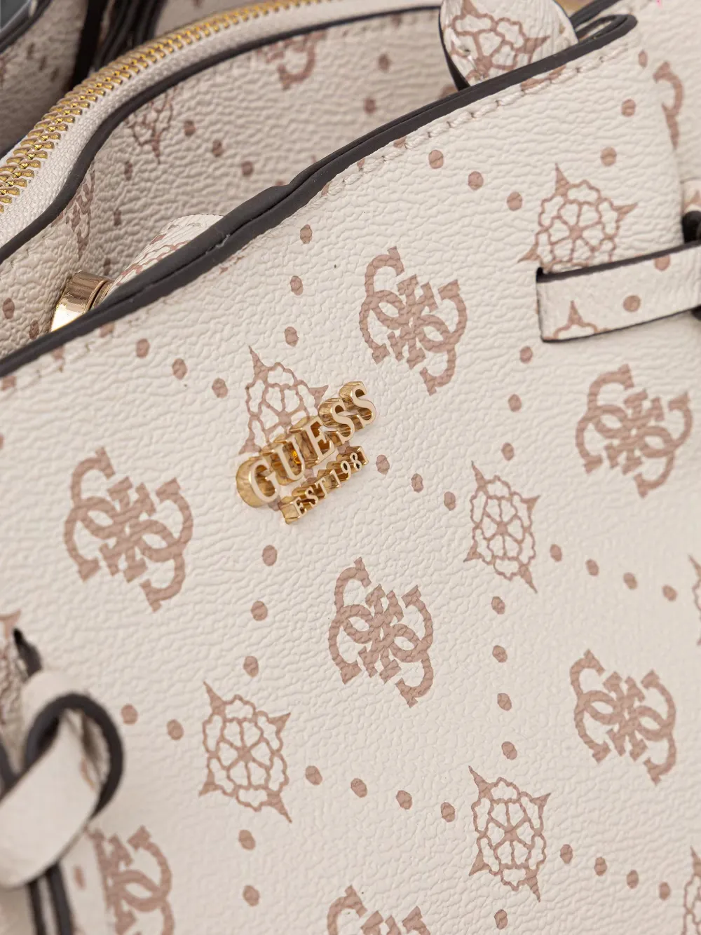 GUESS USA Shopper met logoprint Beige