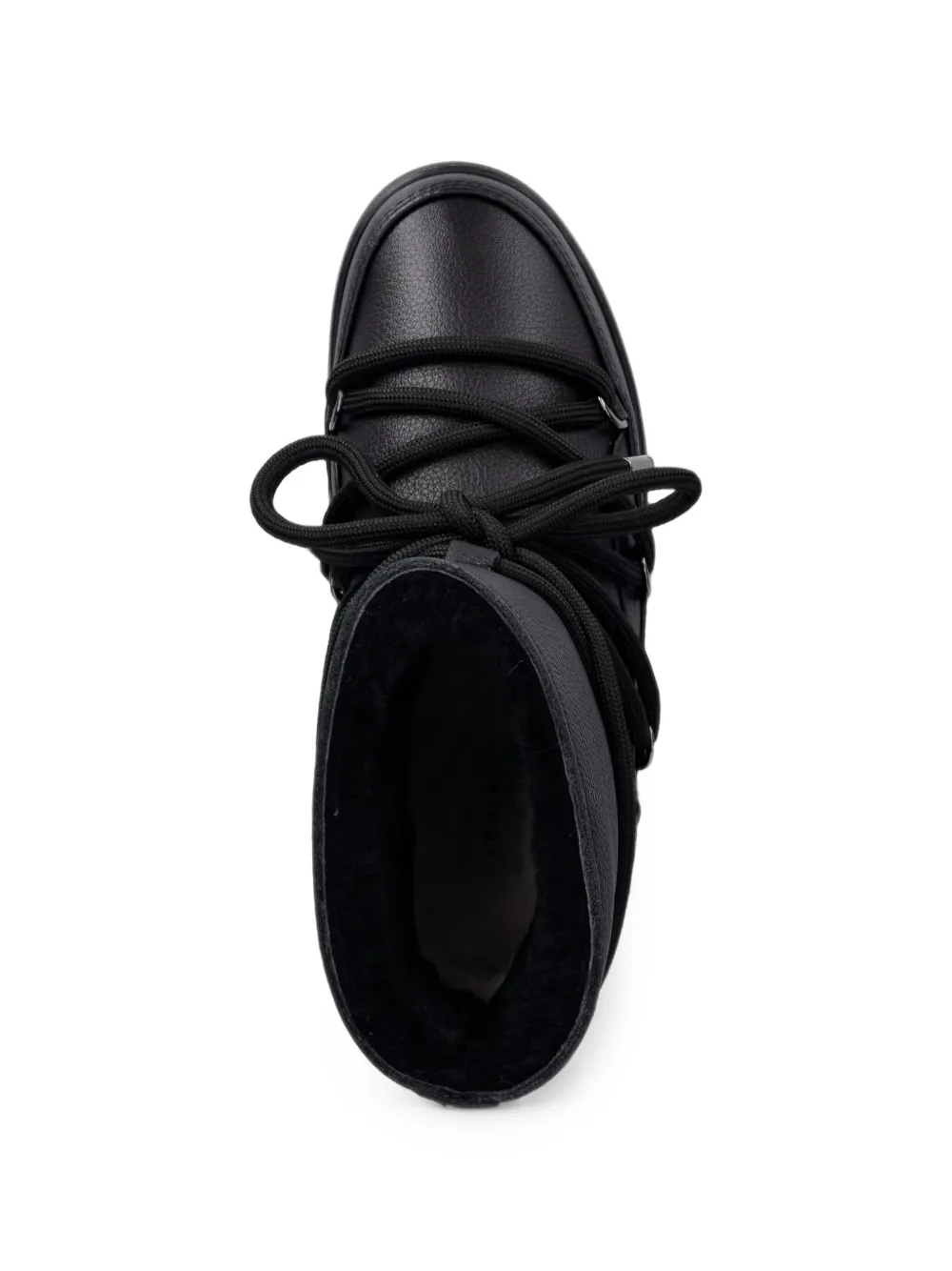 Inuikii lace-up leather boots Zwart
