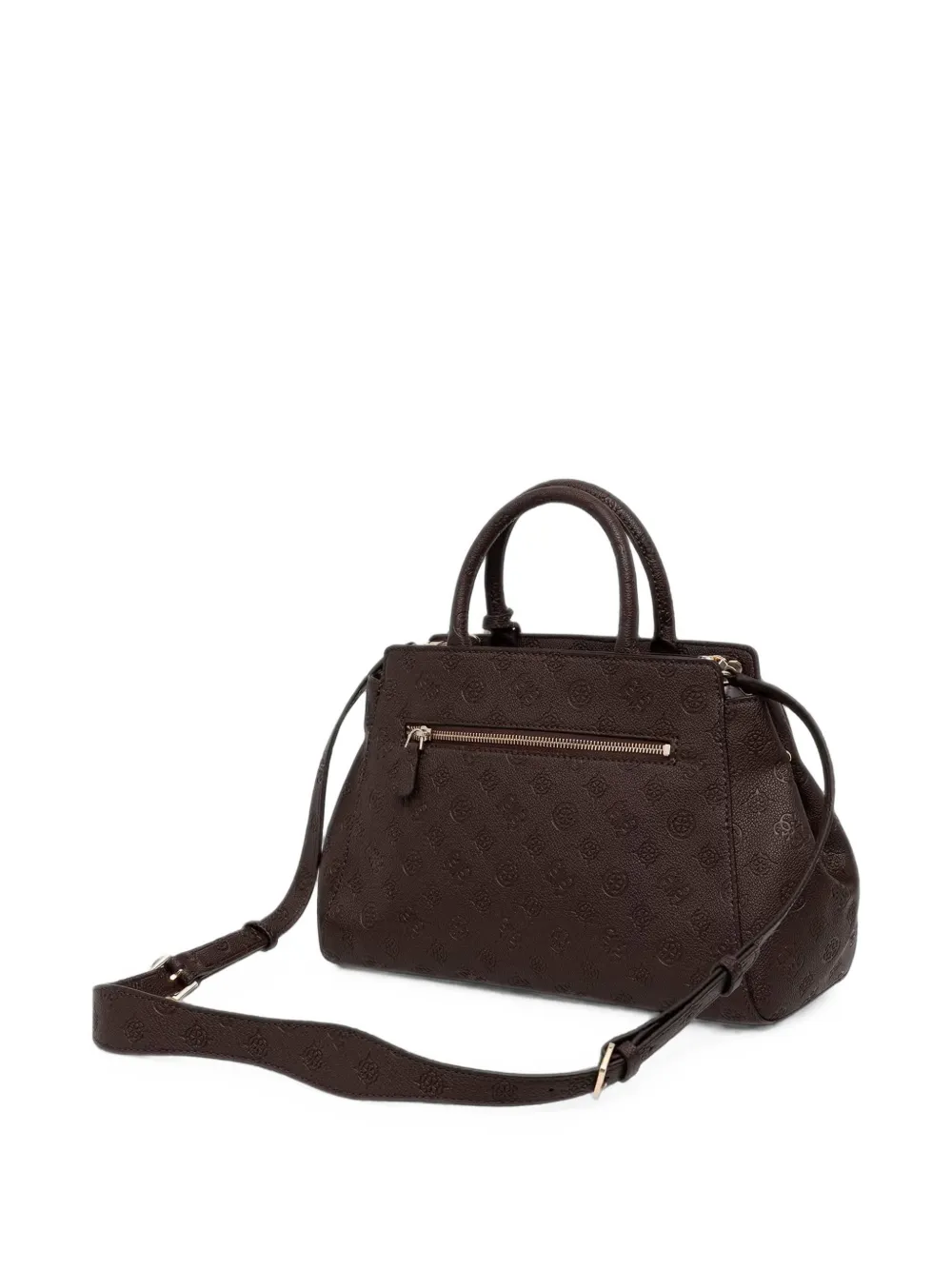 GUESS USA Shopper met logoplakkaat Bruin