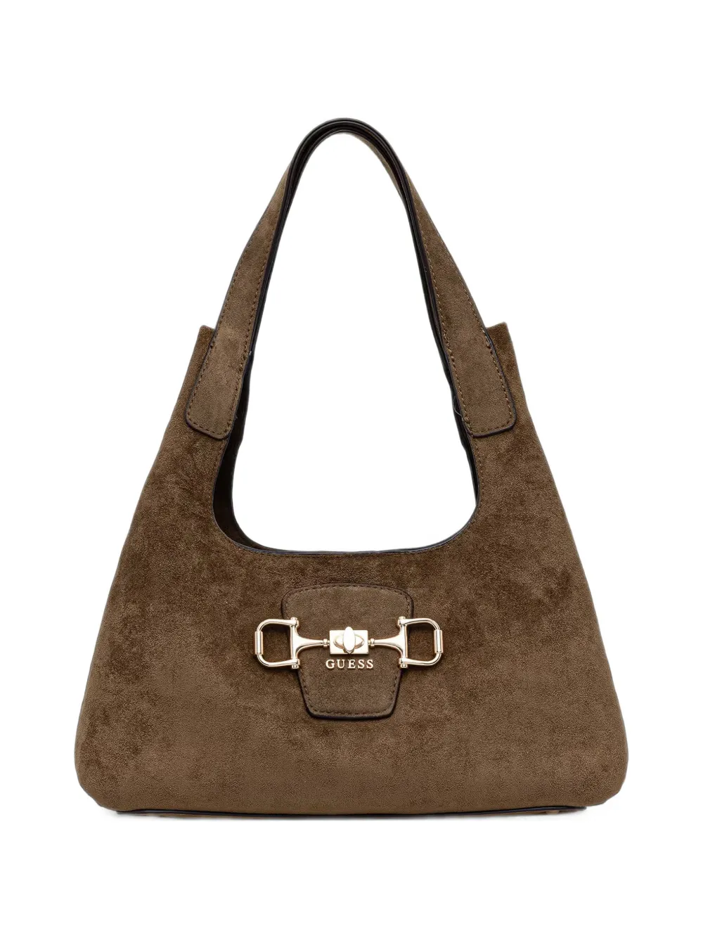GUESS USA Sunset suede-effect shoulder bag