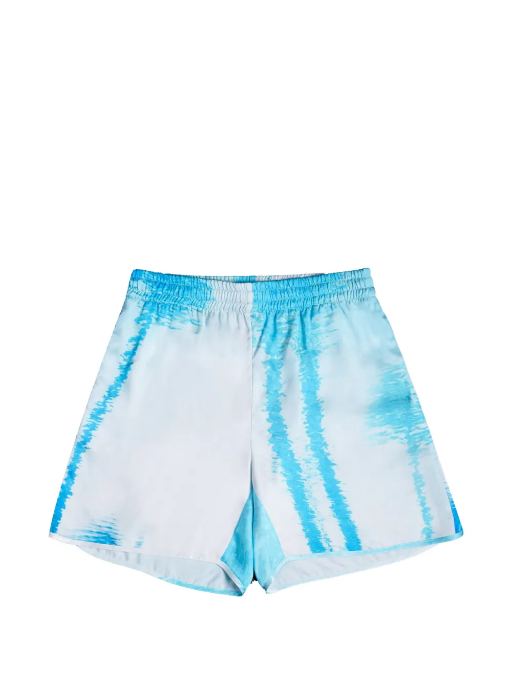 BLUE SKY INN Blue Sky Inn Shadow graphic-print shorts - Bianco