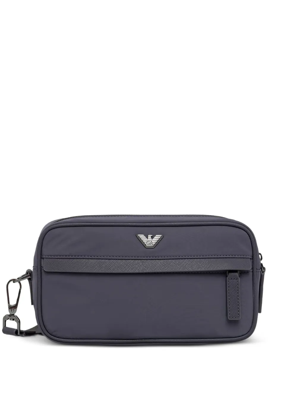 Emporio Armani logo-plaque wash bag