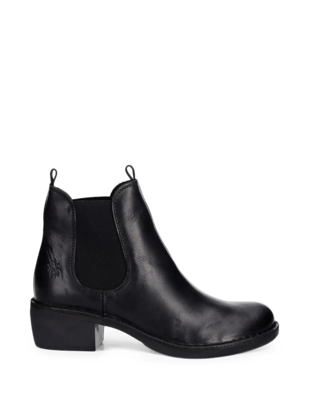 Fly London elasticated leather Chelsea boots Zwart