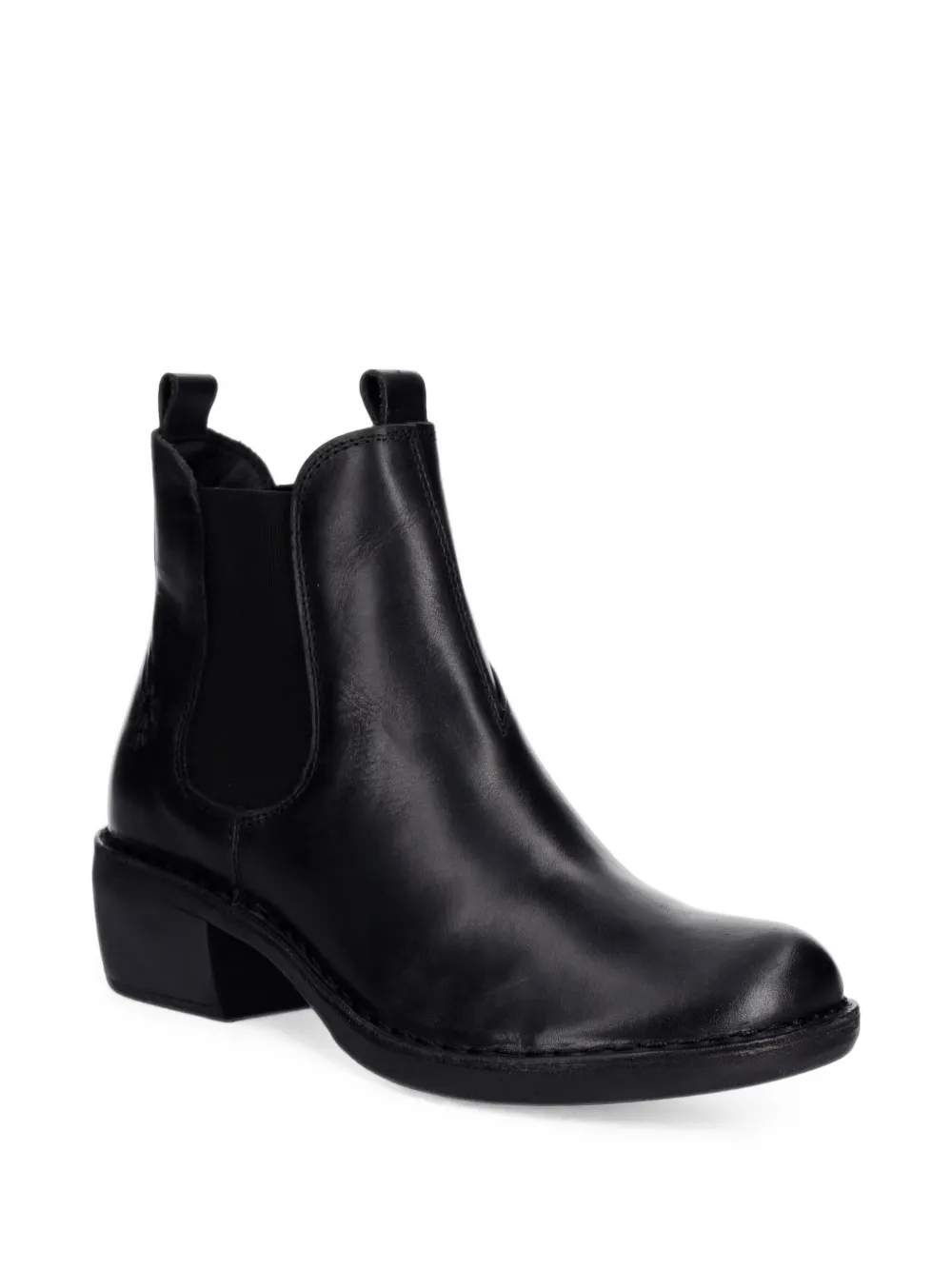 Fly London elasticated leather Chelsea boots Zwart