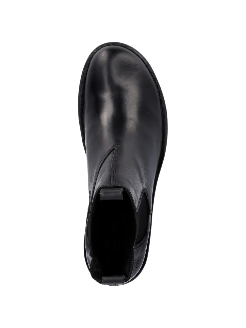 Fly London elasticated leather Chelsea boots Zwart