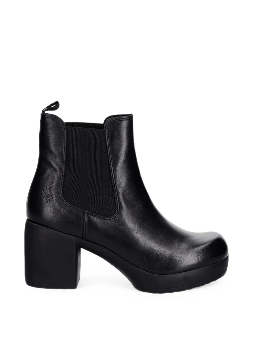 Fly London FAMY524FLY platform leather Chelsea boots Zwart