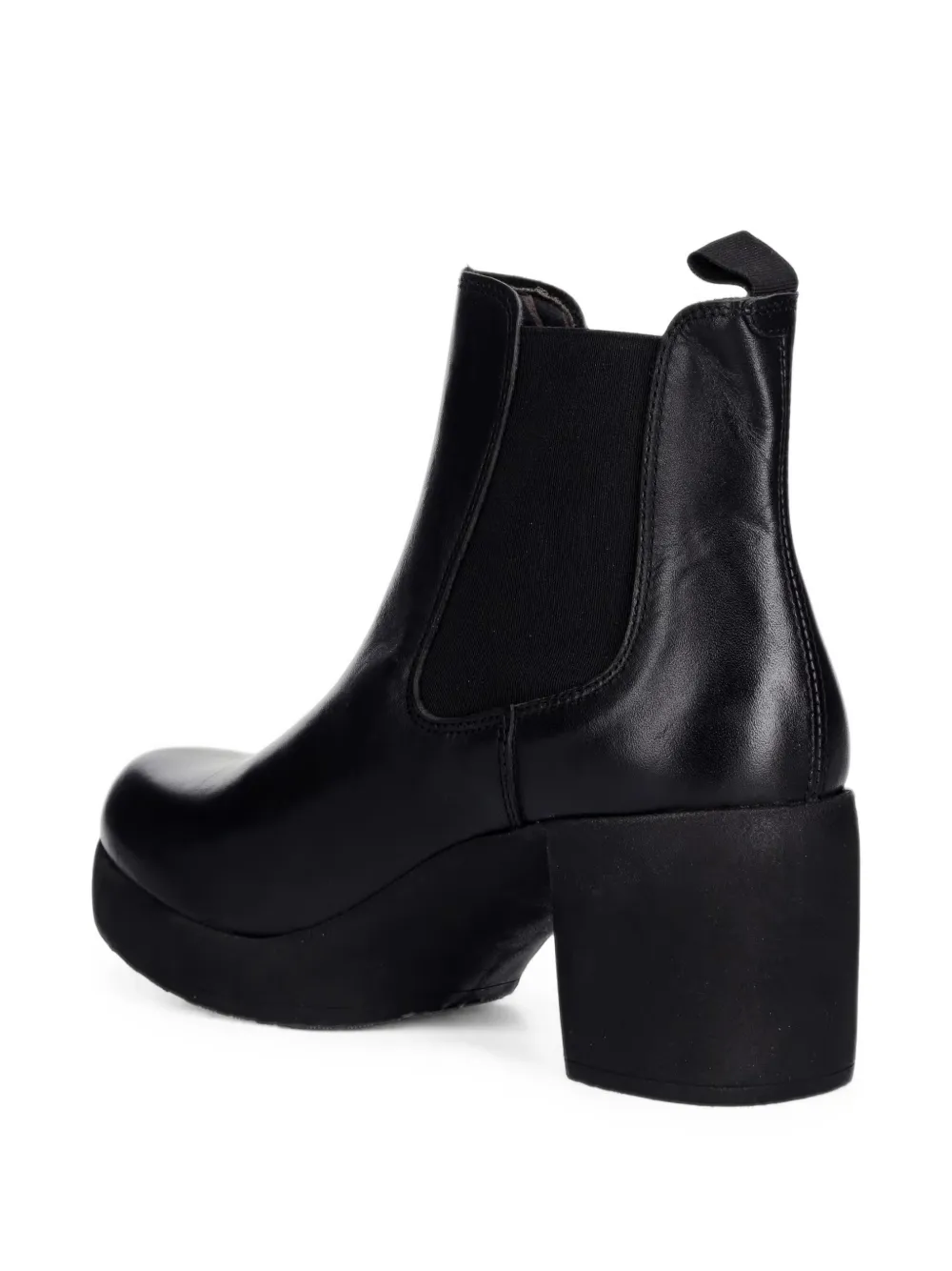Fly London FAMY524FLY platform leather Chelsea boots Zwart