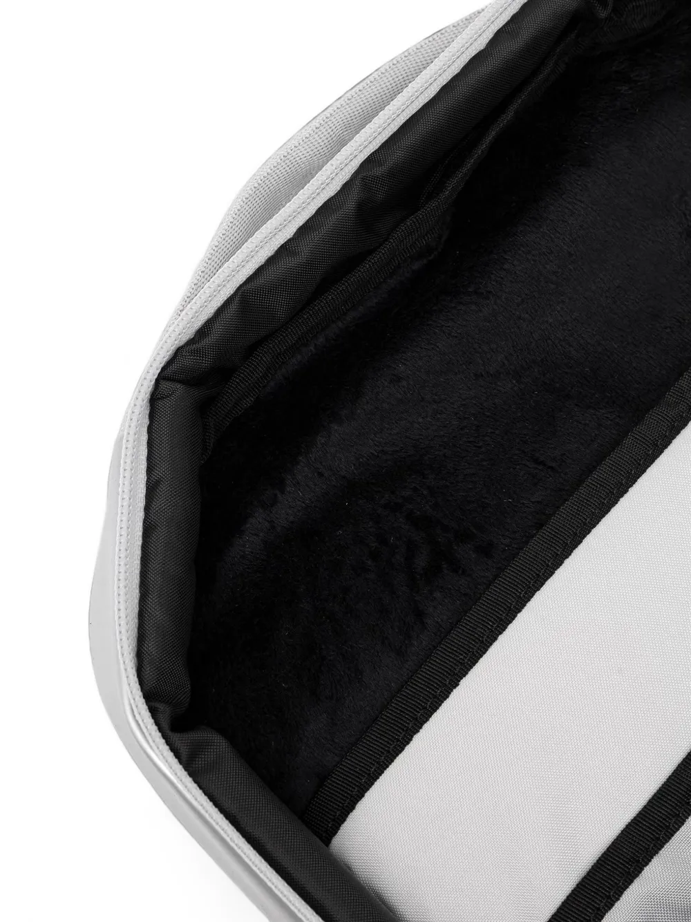 Eastpak Tecum F logo-patch backpack Zilver