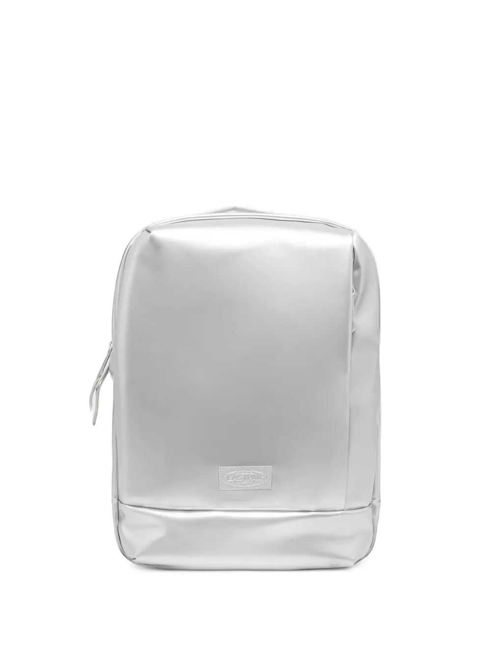 Eastpak Tecum F logo-patch backpack - Argento