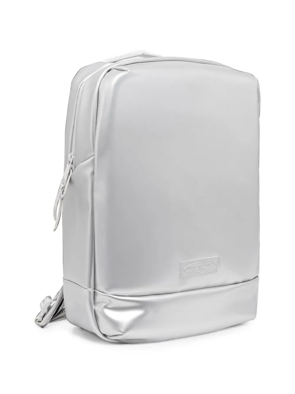 Eastpak Tecum F logo-patch backpack Zilver