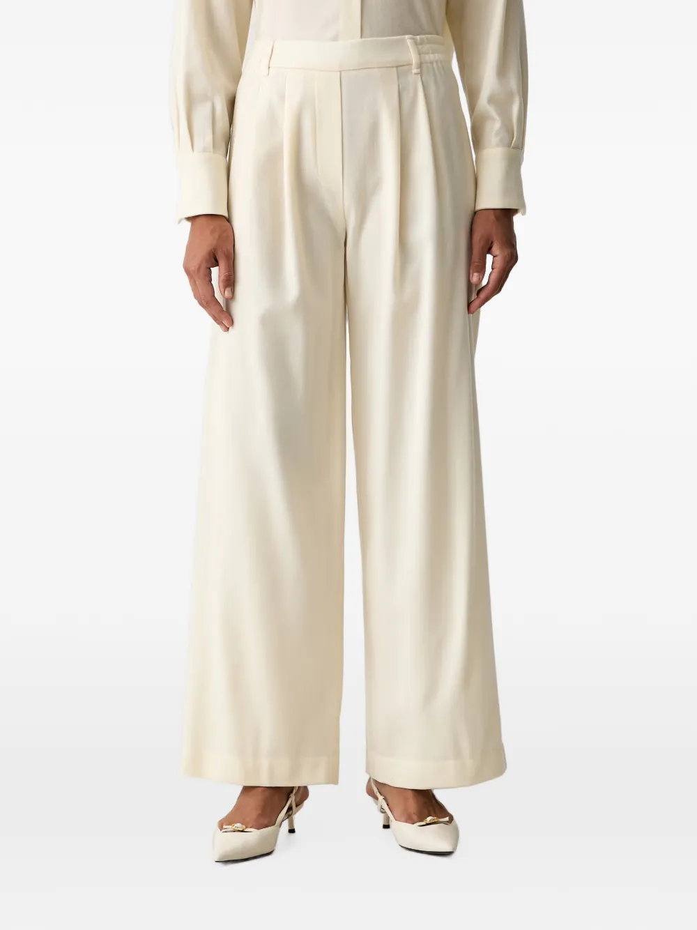 Ermanno Scervino pleated wide-leg trousers
