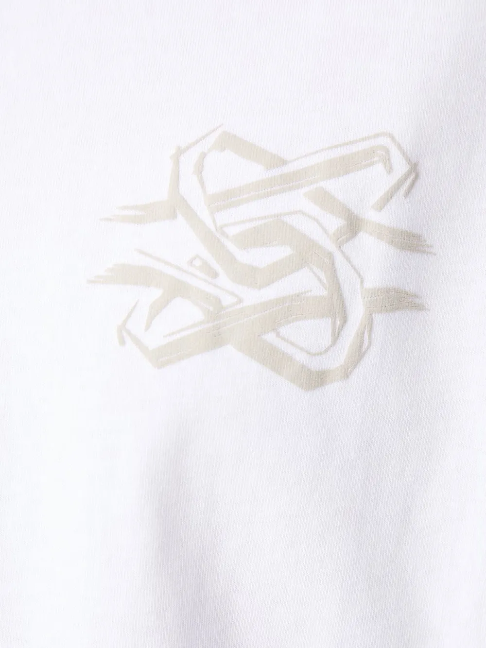 Filling Pieces Boxy Bridge The Gap T-shirt met korte mouwen en logoprint Wit