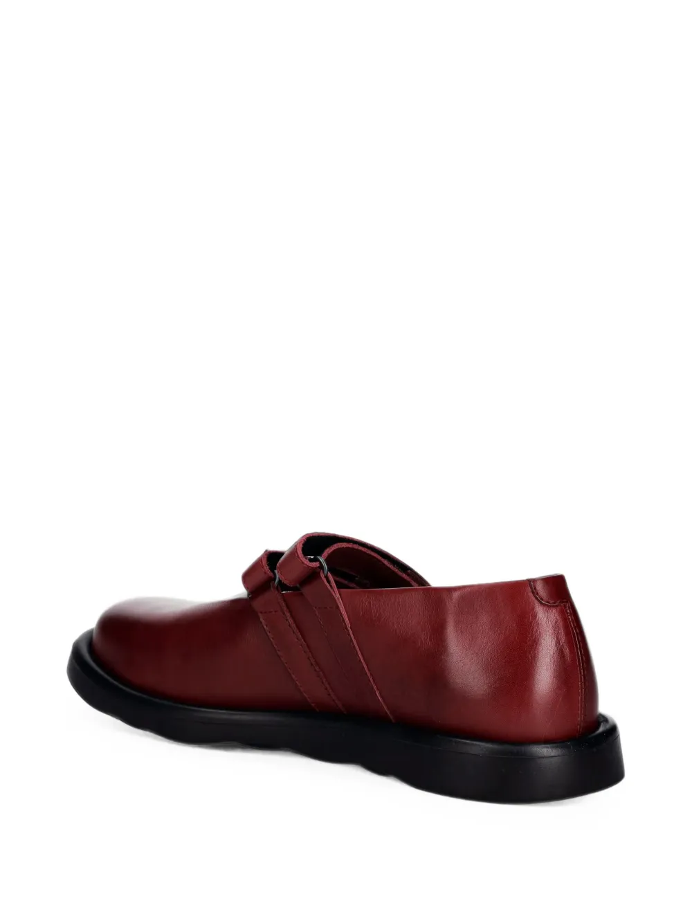Fly London TORK514FLY touch-strap leather ballet flats Rood
