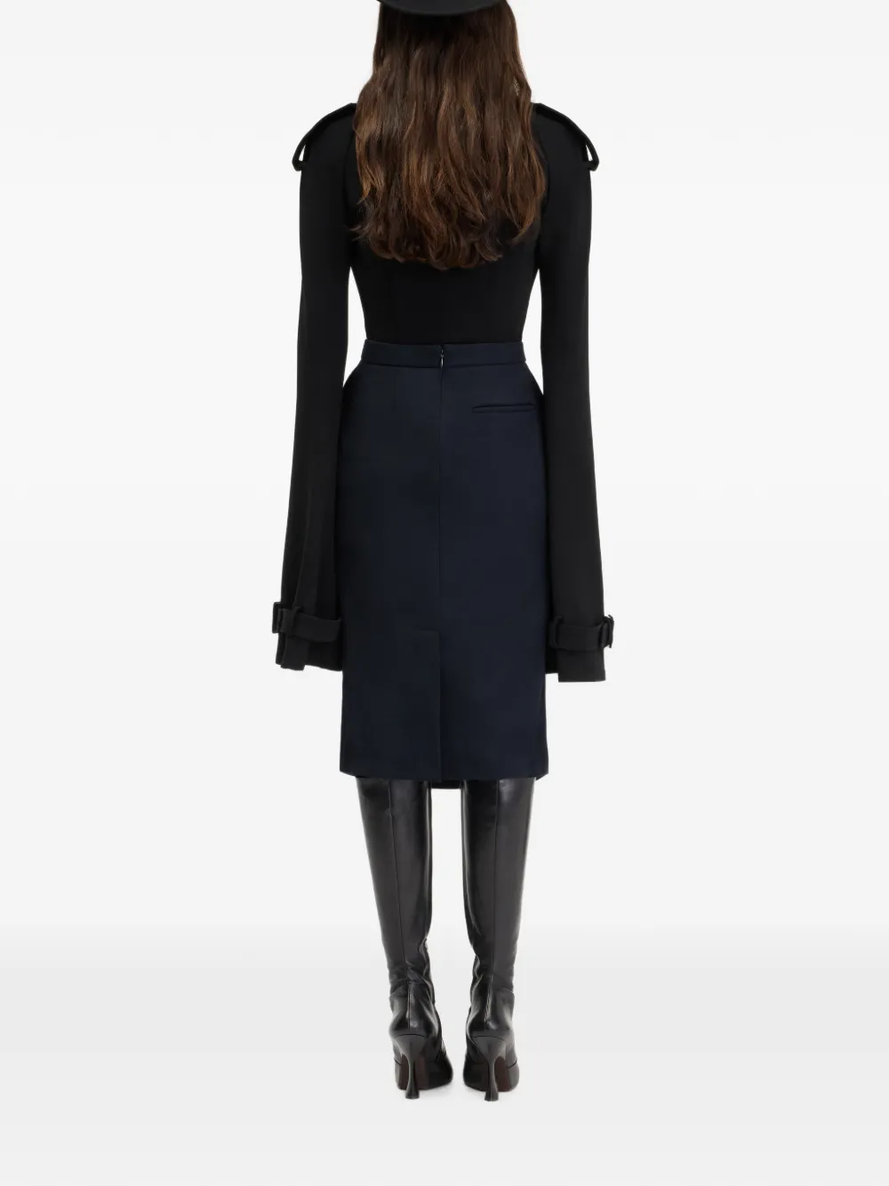 Jean Paul Gaultier The Military overhemd Zwart