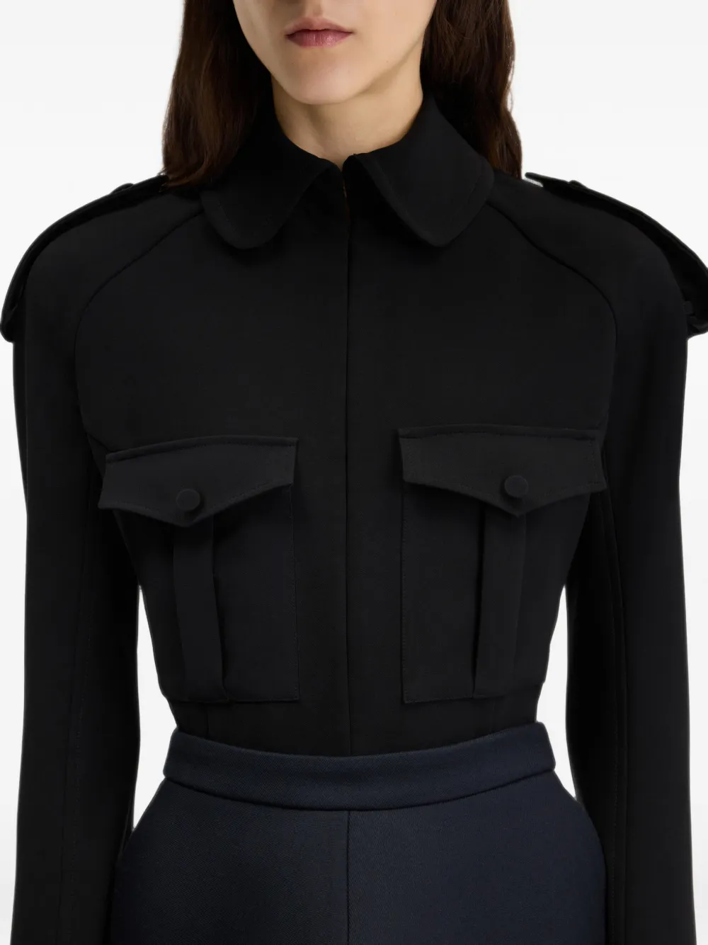 Jean Paul Gaultier The Military overhemd Zwart