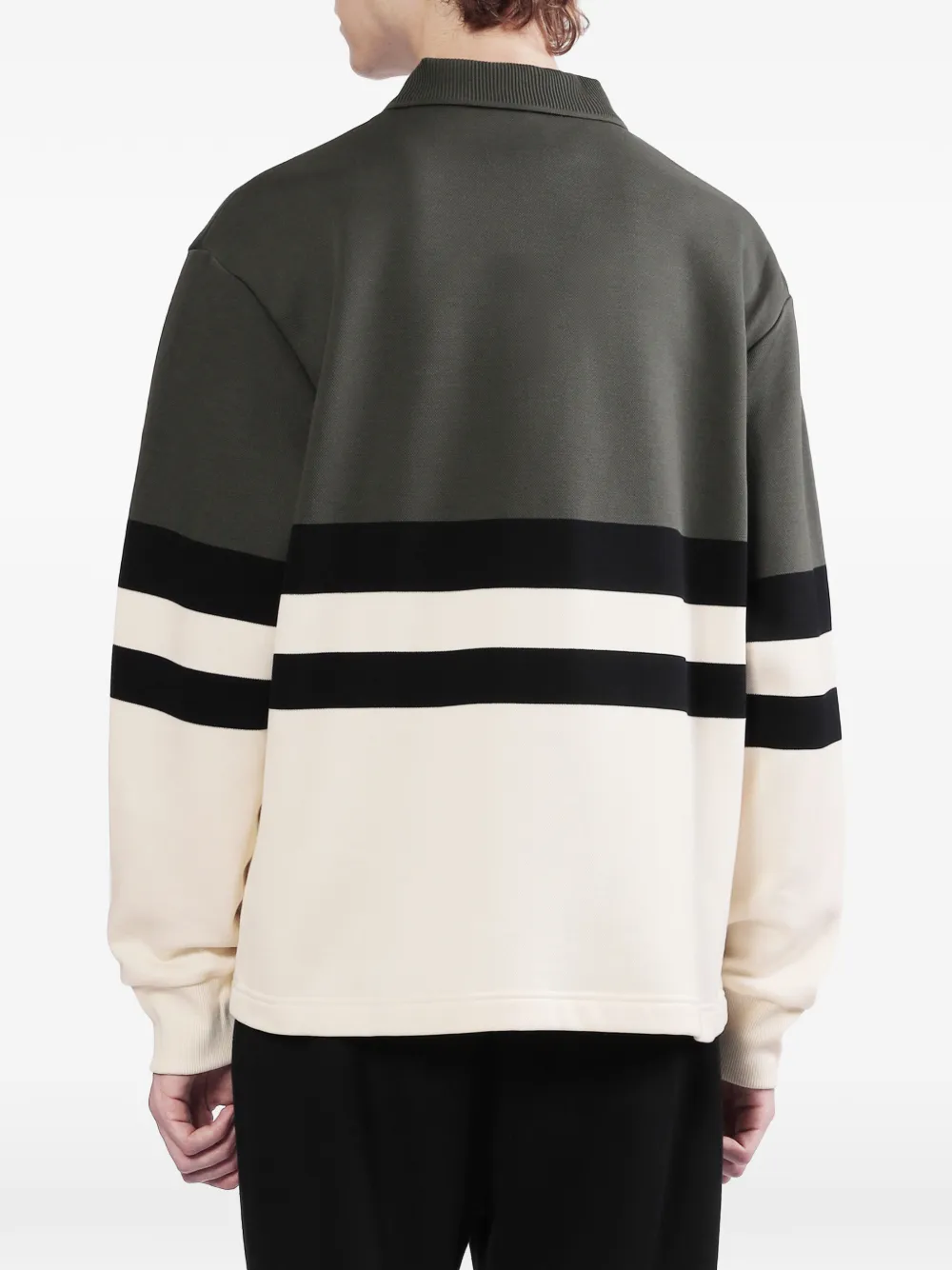 Fred Perry Gestreepte sweater Groen